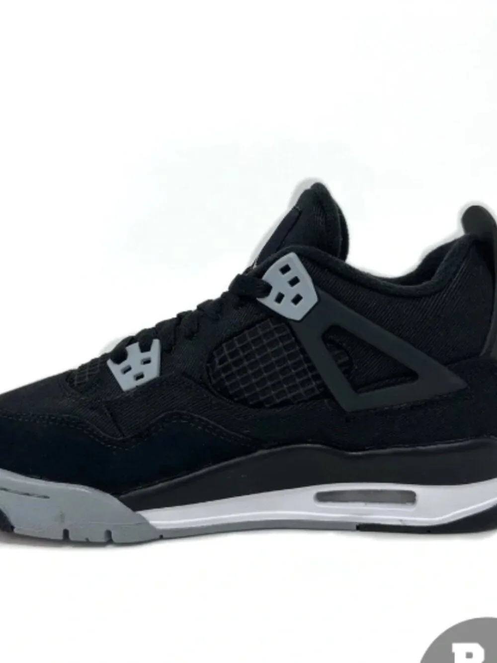 Brand New Air Jordan 4 Retro Black Canvas